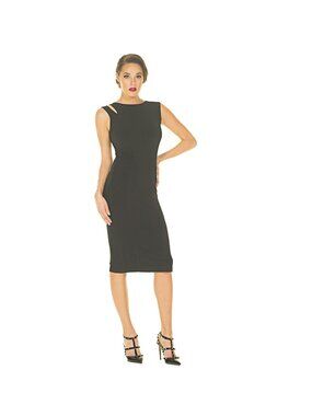 Eva Varro Side Slit Ruched Dress